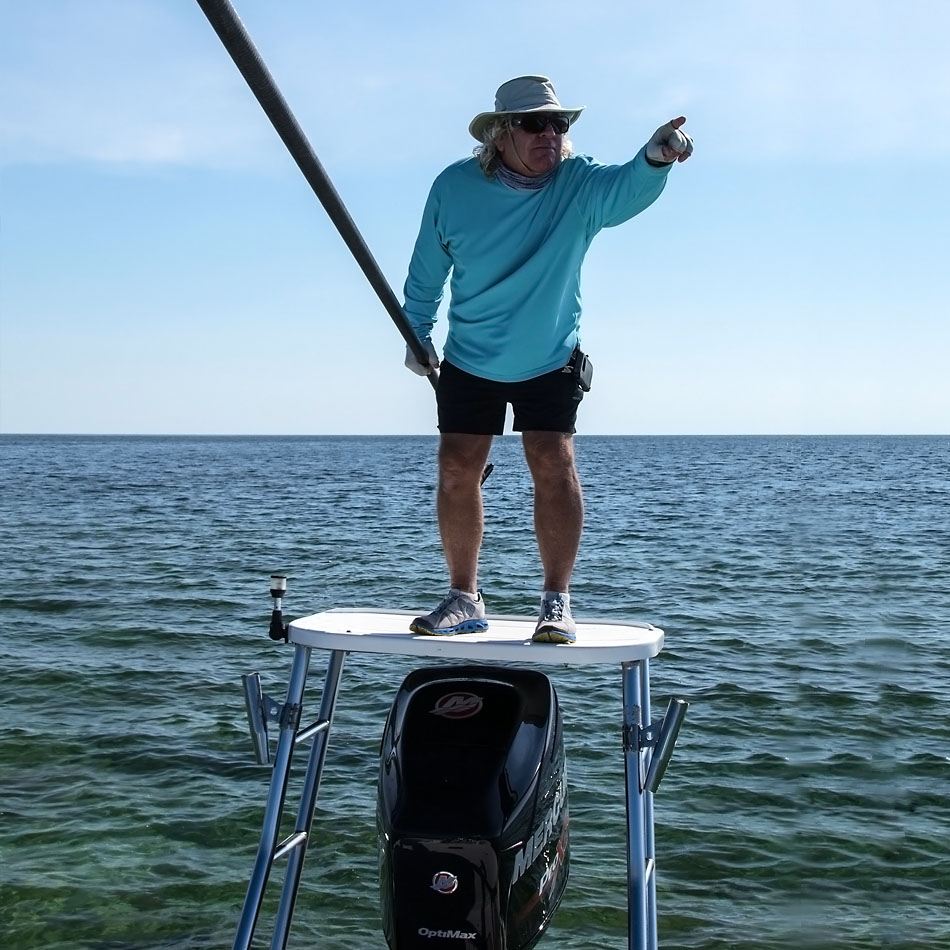 tails up large flats fishing